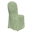 Crinkle Crushed Taffeta Chair Cover for Banquet Chairs Sage Green - Reusable Slipcover