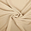 6ft Matte Beige Spandex Half Moon Chiara Backdrop Stand Cover, Custom Fitted Wedding Arch Cover