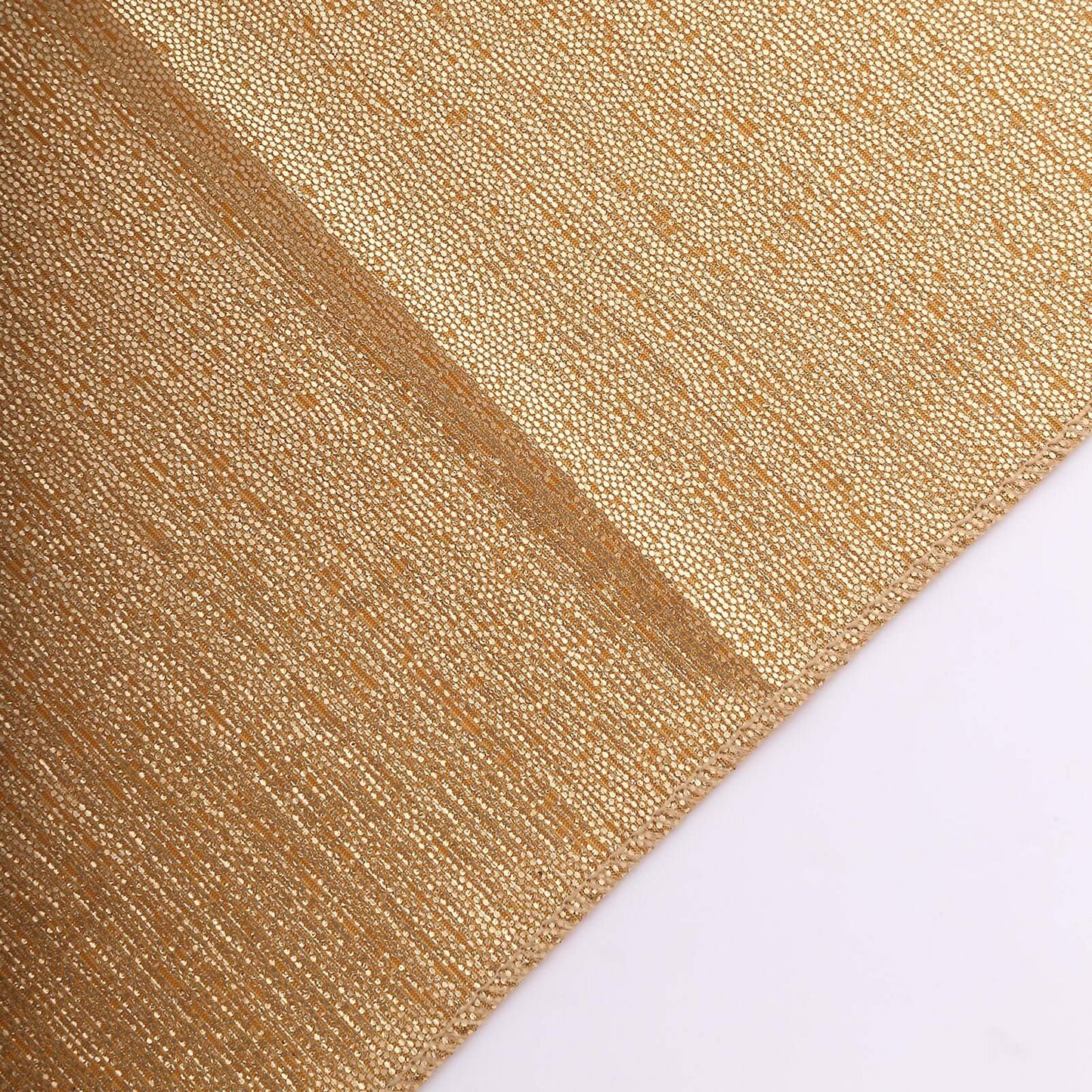 5 Pack Polyester 20"x20" Napkins Gold Shimmer Sequin Dots - Luminous Cloth Napkins for Stylish Gatherings