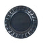 6-Pack Plastic Round Charger Plates 13" in Navy Blue with Bejeweled Rim, Luxe Decorative Dinner Party Charger Tableware