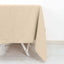 Polyester Square 70"x70" Tablecloth Nude - Wrinkle-Resistant & Durable Table Cover