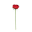 10 Pcs 12" Artificial Silk Roses - Red, Single Stem Rose for Flower Bouquet Arrangements