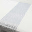 Mesh 11"x108" Table Runner Metallic Silver â€“ Glitter Design for Convenient Event Decoration