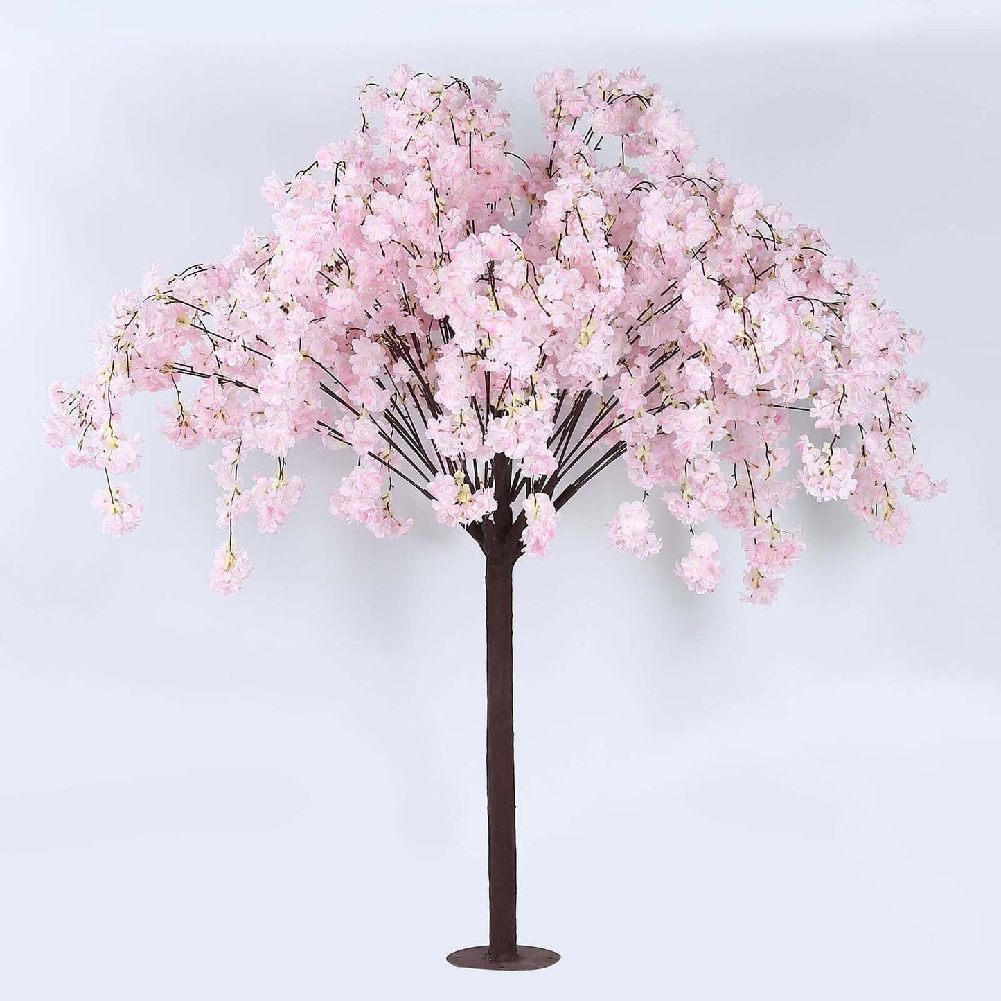 5ft Artificial Cherry Blossom Tree Blush â€“ Silk Sakura Wishing Tree with Sturdy Metal Base & Realistic Fiberglass Trunk
