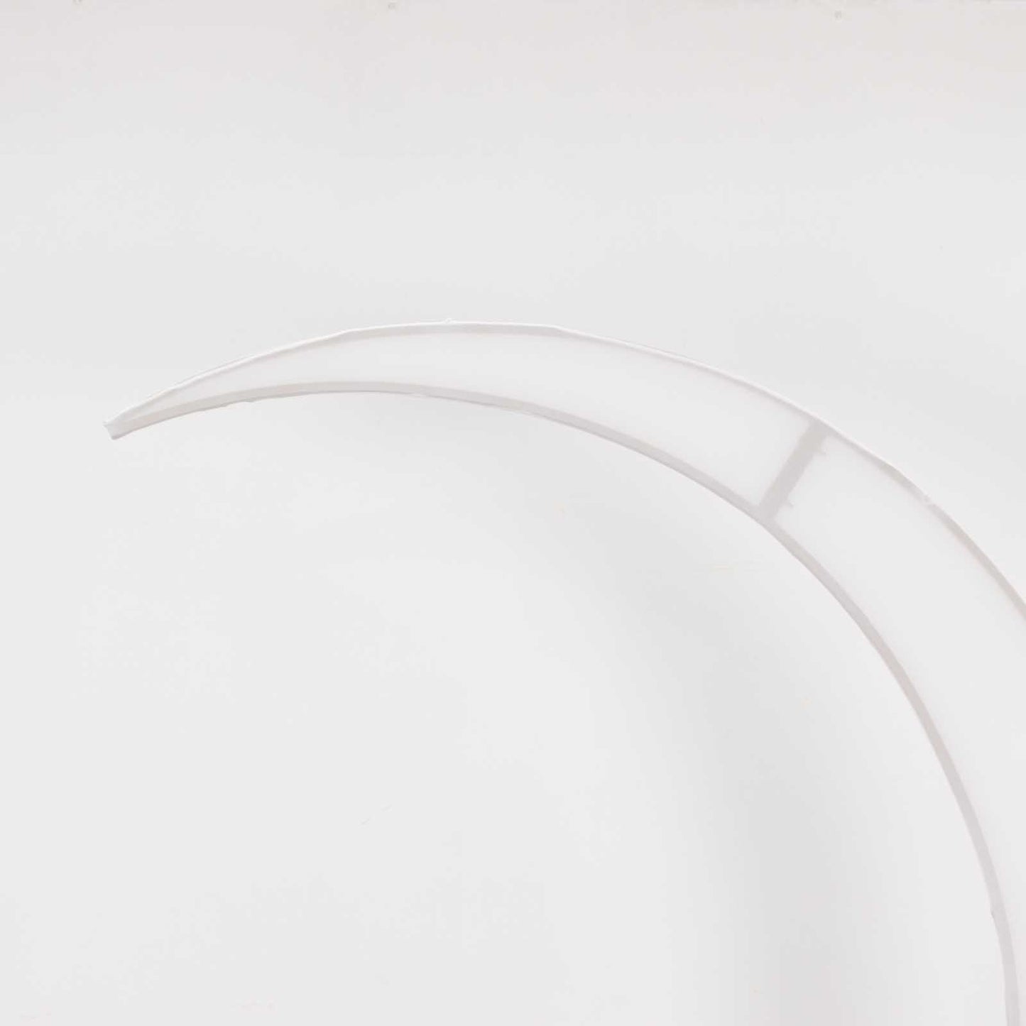 7.5ft White Spandex Crescent Moon Wedding Arch Cover, Custom Fitted Chiara Backdrop Stand Cover