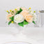 4-Pack Plastic Flower Pot Vases Roman Style White - Classic Floral Urn Planter Table Centerpieces 6"