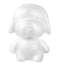 12.5" DIY White 3D Modeling StyroFoam Puppy, Polystyrene Craft Foam Animal
