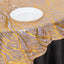 Mesh 72"x72" Table Overlay Square Tablecloth Rose Gold/Gold - Wave Embroidered Sequins Table Topper