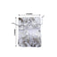 12 Pack Metallic Silver Foil Polyester Drawstring Candy Bags, Wedding Party Favor Bags - 4"x5"
