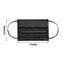 50 Pack 3 Ply Black Disposable Face Mask Non Woven Mask with Ear Loop