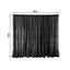 20ftx10ft Black Metallic Shimmer Tinsel Event Curtain Drapes, Backdrop Event Panel