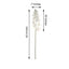 2 Stems 40" Tall White Artificial Silk Orchid Flower Bouquets