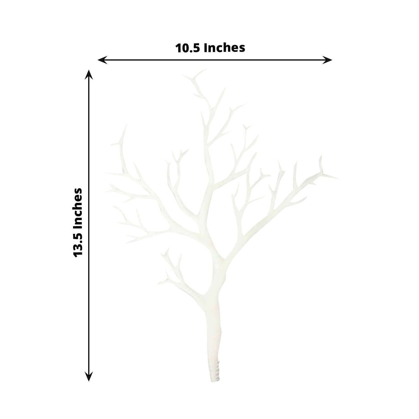 10-Pack Artificial Manzanita Tree Branch White for Vase Filler Home Wedding Centerpiece Ornament 14"