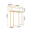 Floral Display Rack Heavy Duty Design Metal Gold - Rectangular Tall Centerpiece Stand 48"