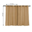 2 Pack Handmade Natural Faux Linen Curtains 52"x64", Curtain Panels With Chrome Grommets