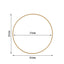 28" Gold Heavy Duty Metal Hoop Wreath, Floral Hoop