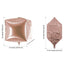 14" 4D Rose Gold Cube Shaped Mylar Foil Helium Air Balloons