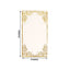 50-Pack Paper Dinner Napkins White with Gold Foil Lace Design 2 Ply - European Style Napkins for Parties 8"x4"