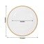 6-Pack Acrylic Round Charger Plates 13" in White with Gold Beaded Rim, Decorative Dinner Party Charger Tableware