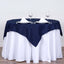 Polyester 54"x54" Table Overlay Square Tablecloth Navy Blue - Wrinkle-Resistant & Durable Table Cover