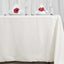 Polyester 72"x120" Rectangle Tablecloth Ivory - Durable and Stylish Table Cover