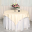 Polyester Square 70"x70" Tablecloth Beige - Wrinkle-Resistant & Durable Table Cover
