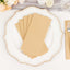 20 Pack Linen-Like Paper 8.5"x4" Napkins Natural - Highly Absorbent & Disposable Airlaid Guest Towels