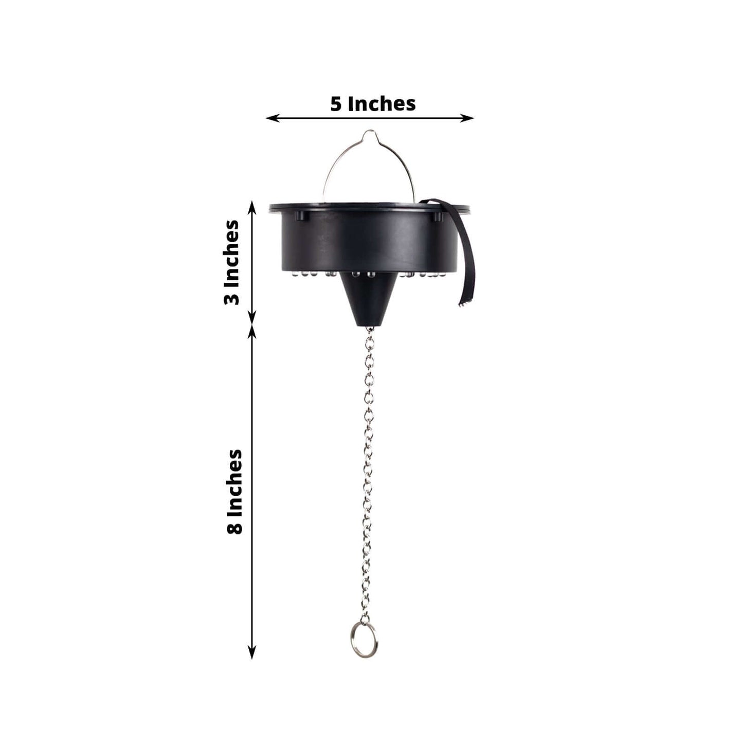 18 LED Light Rotating Heavy Duty Motor For Hanging Mirror Disco Ball, 5 RPM Battery Operated Motor With 8" Hanging Chain