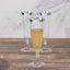 12-Pack Plastic Champagne Flutes Clear with Silver Rim - Stylish Disposable Cocktail Glasses for Parties 5oz 6"