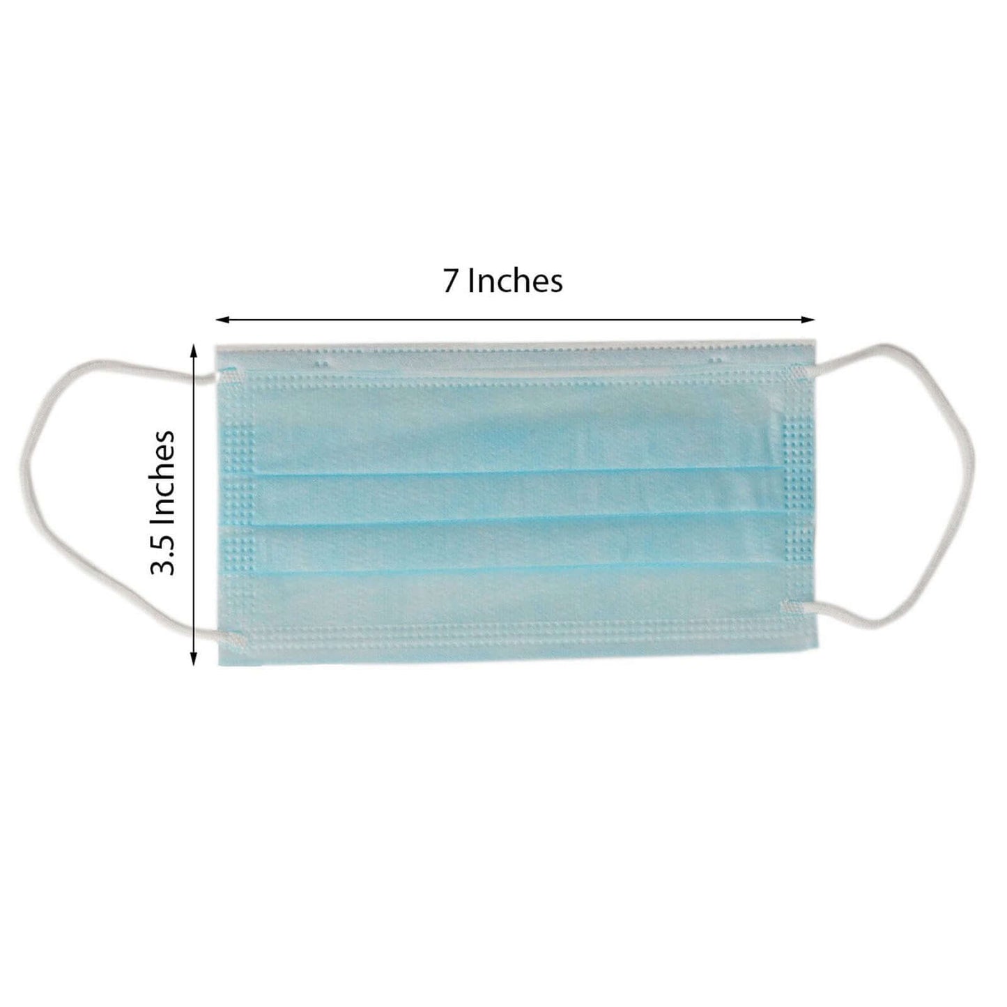 50 Pack 3 Ply Disposable Face Mask Non Woven Mask with Ear Loop