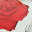 10-Pack Disposable Table Placemats with Red Rose Flower Design - 400GSM Floral Cardboard Placemats for Romantic Themes & Garden Parties 14"