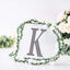 Decorative Rhinestone Alphabet "K" Letter Stickers, Glitter Adhesive Craft Letters Black DIY Sparkle Embellishments 8"