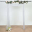 20ft Silver Gauze Cheesecloth Fabric Wedding Arch Drapery, Window Scarf Valance, Boho Decor Arbor Curtain Panel