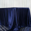 Satin Rectangular 90"x156" Tablecloth Navy Blue - Seamless Table Cover