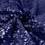 Sequin 120" Round Tablecloth Navy Blue - Seamless Glittering Table Cover