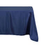 Polyester 54"x96" Rectangle Tablecloth Navy Blue - Wrinkle-Resistant & Easy-to-Care Table Cover