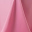 Premium Polyester 90" Round Tablecloth Pink - Stain and Wrinkle-Resistant Design with 220GSM Thickness Table Cover