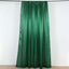8ftx10ft Hunter Emerald Green Satin Event Curtain Drapes, Backdrop Event Panel