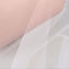 6"x100 Yards Blush Tulle Fabric Bolt, Sheer Fabric Spool Roll For Crafts