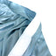 Satin 14ft Table Skirt Dusty Blue - Pleated Double Drape Table Cover