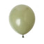 25 Pack 12" Matte Pastel Olive Green Helium Air Latex Party Balloons