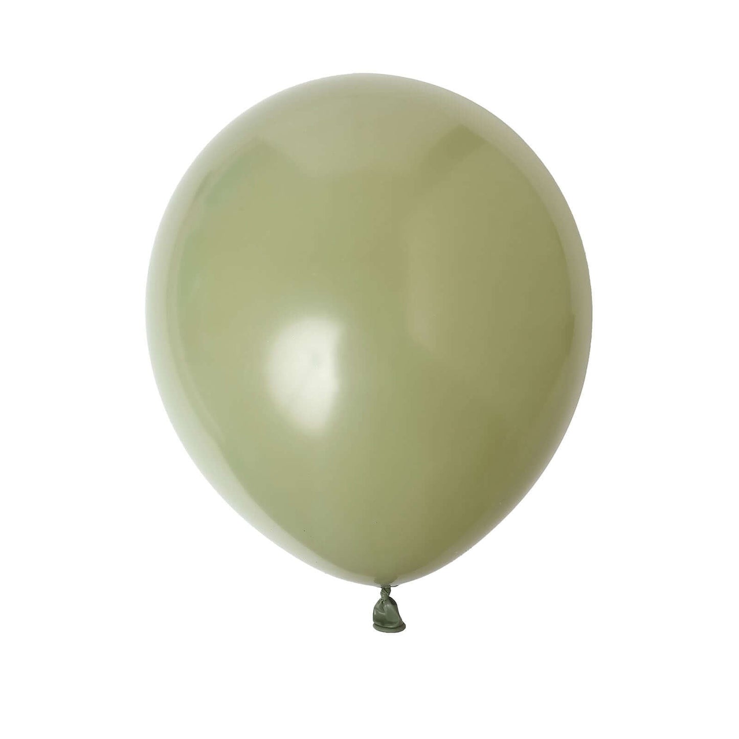 25 Pack 12" Matte Pastel Olive Green Helium Air Latex Party Balloons