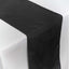 Taffeta 12"x108" Table Runner Black - Accordion Crinkle Design