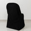 Scuba Stretch Folding Chair Cover Black - Wrinkle Free & Durable Slipcover