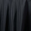 Premium Polyester 120" Round Tablecloth Black - Seamless 220GSM Wrinkle-Resistant Design for Classy Events