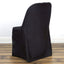Polyester Chair Cover Black for Folding Chairs - Durable and Reusable Slip-On Cover