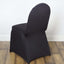 10 Pack Spandex Chair Covers for Banquet Chairs Black - Durable Reusable Stretch Slip-On Covers for Gatherings