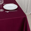 Scuba Square 70"x70" Tablecloth Burgundy - Wrinkle Free & Stain Resistant Table Cover