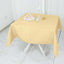 Premium Polyester 54"x54" Square Tablecloth Champagne - 220GSM Stain and Wrinkle-Resistant Table Cover