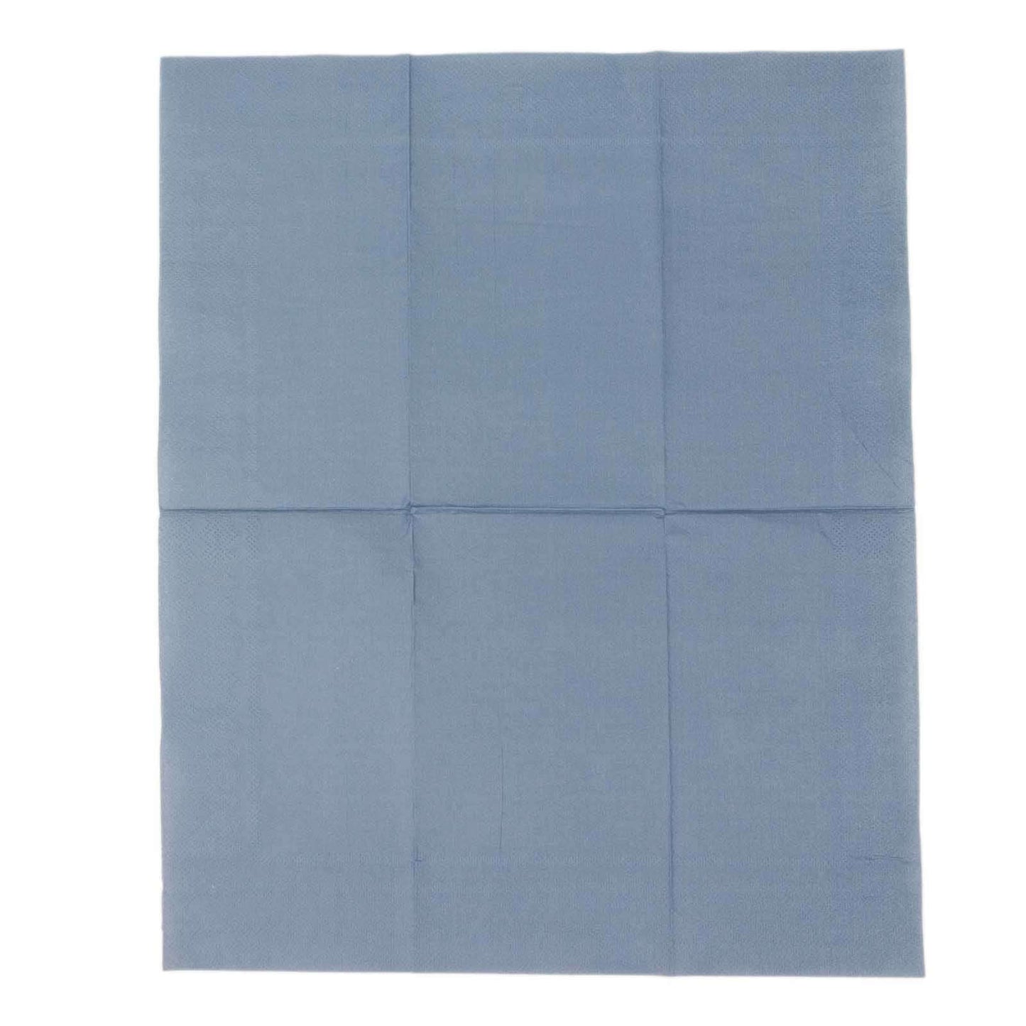 50-Pack Paper Napkins Dusty Blue - Soft Disposable 2-Ply Dinner Napkins for Weddings